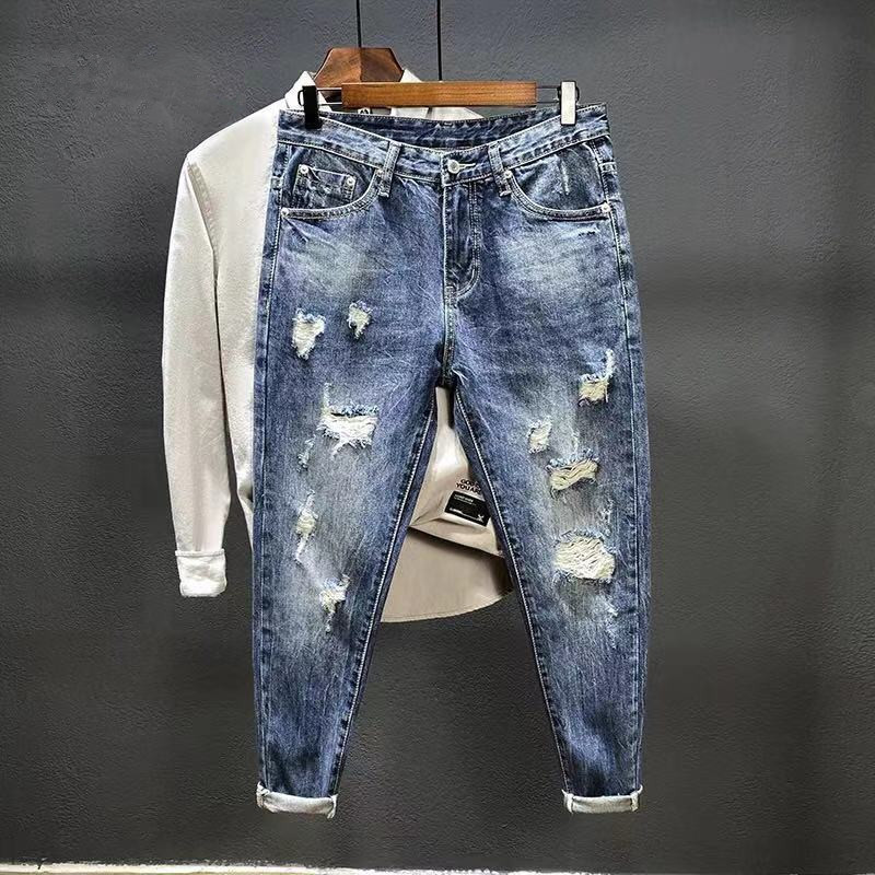 Men'S Shoes With Jeans - Chín Điểm Quần Jean Lỗ Cho