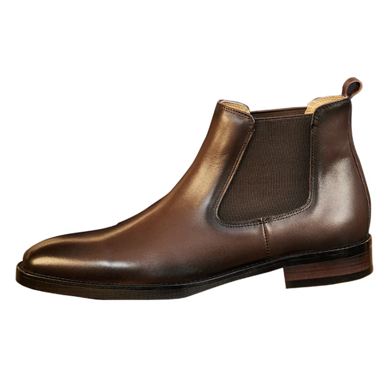 Men Shoes For Wedding - Retro Elegant Mens Chelsea Boots Luxury