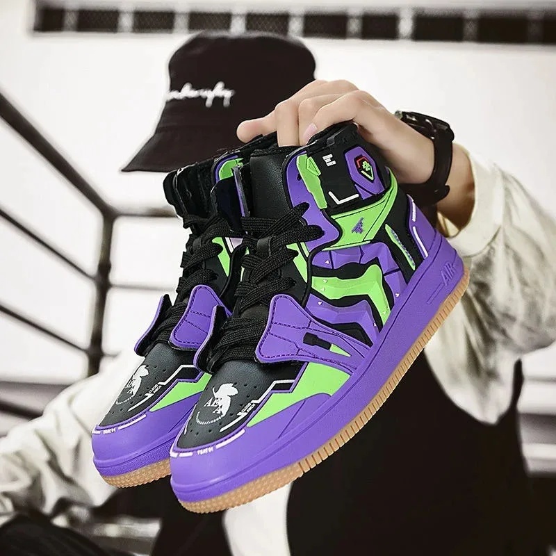 Men Shoes Europe To Us - Premium Cosplay Outfit EVANGELION Basketball Shoes