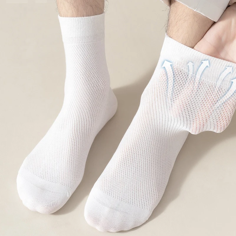 Men'S Shoes For Crews - 6 Pairs Men's Dress Socks Large