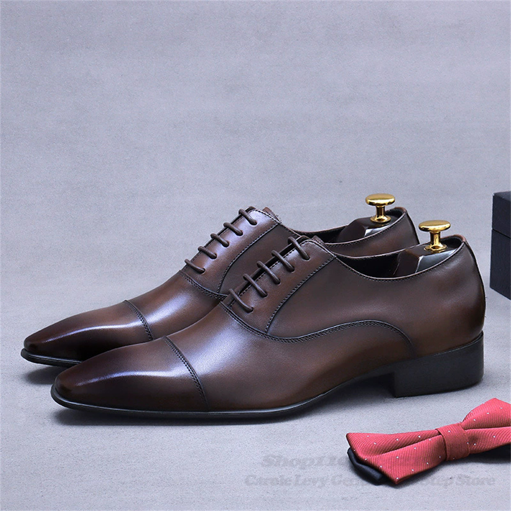 Men Oxford Leather Shoes New B - đánh giá và giá Men Shoes Oxford