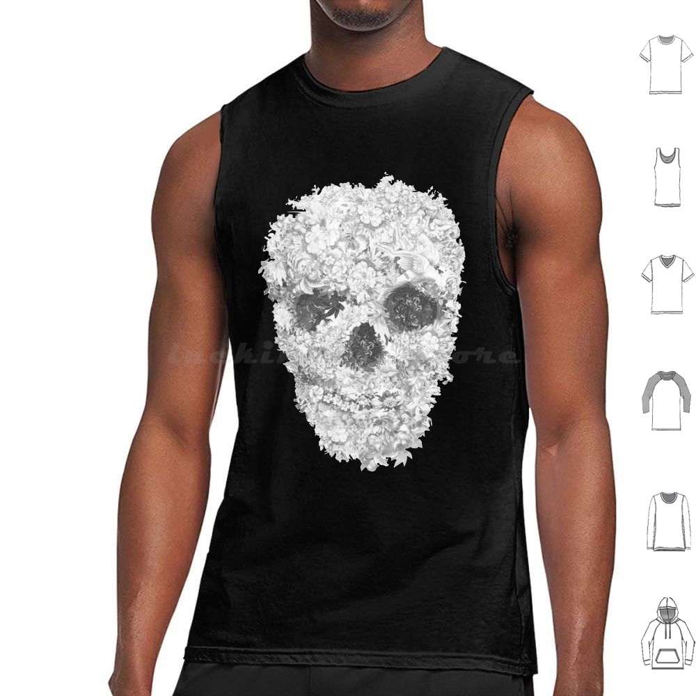 Skull Floral Essential T Tank  - đánh giá và giá Men Shoes Essentials