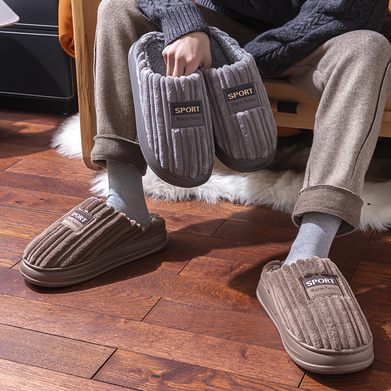 Men Winter Slippers Plus Size  - đánh giá và giá Men Shoes Essentials
