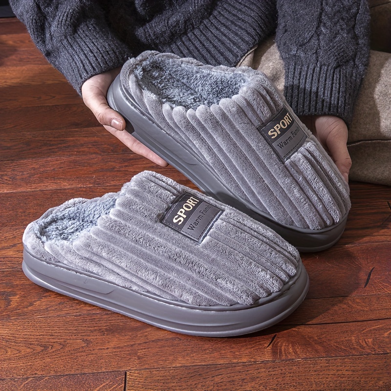Men Winter Slippers Plus Size  - đánh giá và giá Men Shoes Essentials