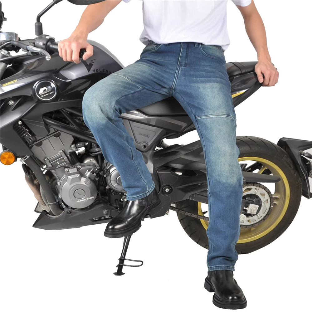Motorcycle Riding Jeans Pants  - đánh giá và giá Men'S Shoes With Jeans