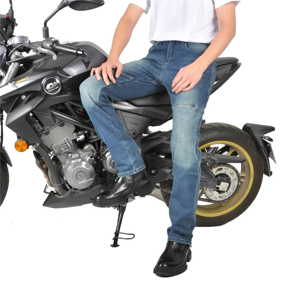 Motorcycle Riding Jeans Pants  - đánh giá và giá Men'S Shoes With Jeans