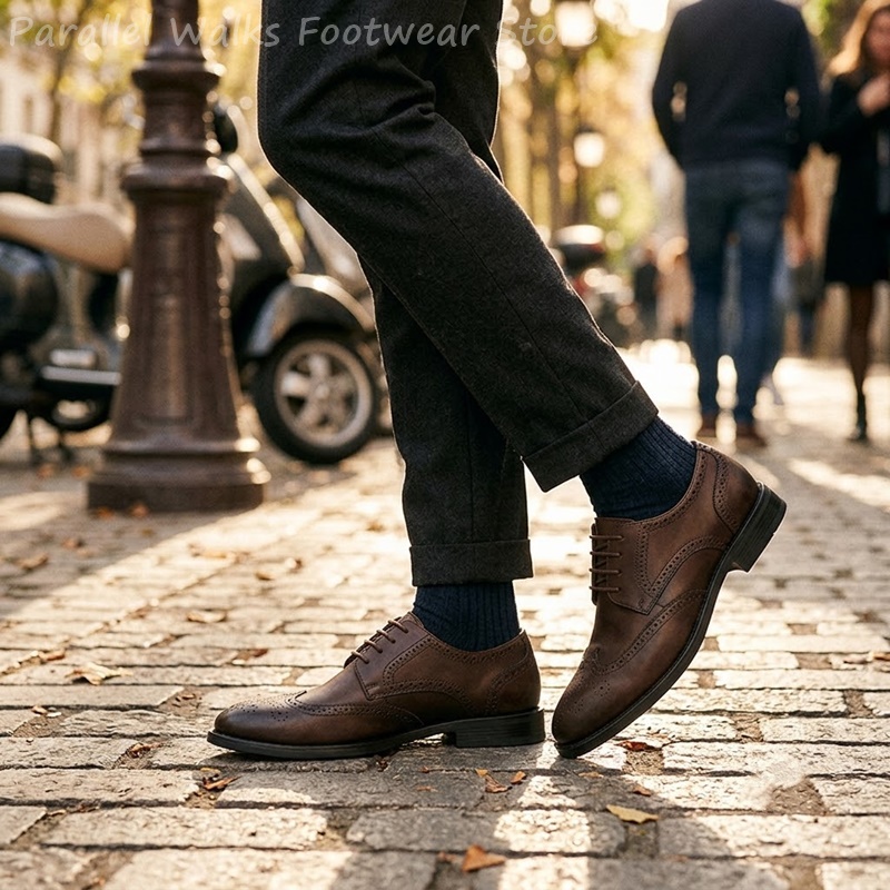 Men Brogue Derby Shoes Formal  - đánh giá và giá Men Shoes For Wedding
