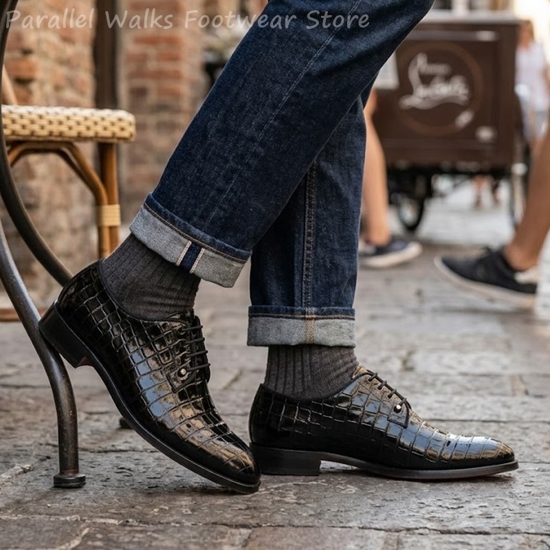 Men Patent Leather Oxford Shoe - đánh giá và giá Men Shoes Oxford