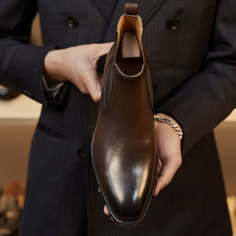Retro Elegant Mens Chelsea Boo - đánh giá và giá Men Shoes For Wedding