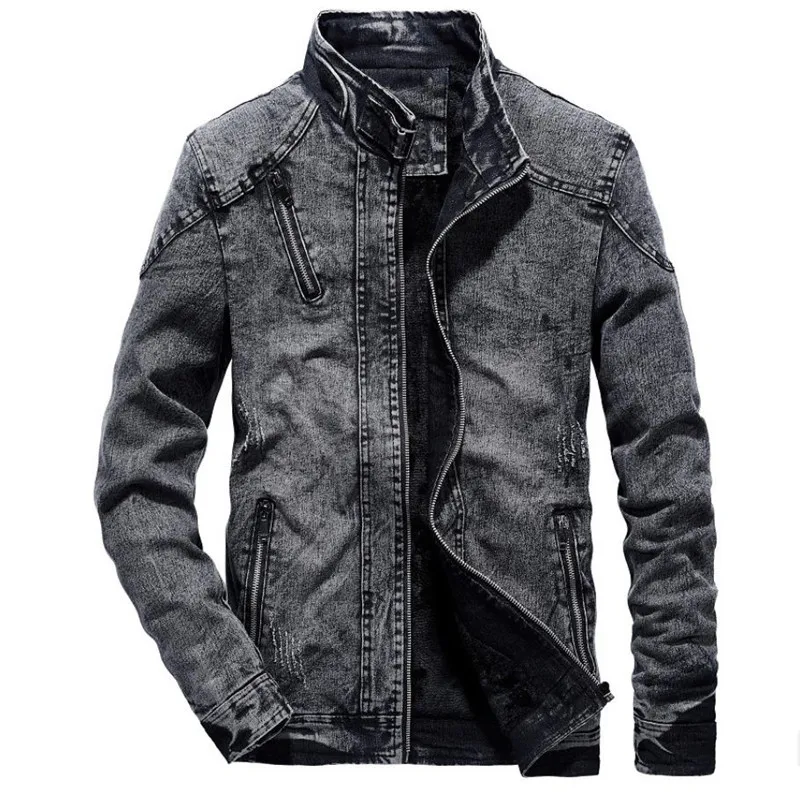 Áo Khoác Denim Nam Mùa Đông Pl - đánh giá và giá Men'S Shoes With Jeans