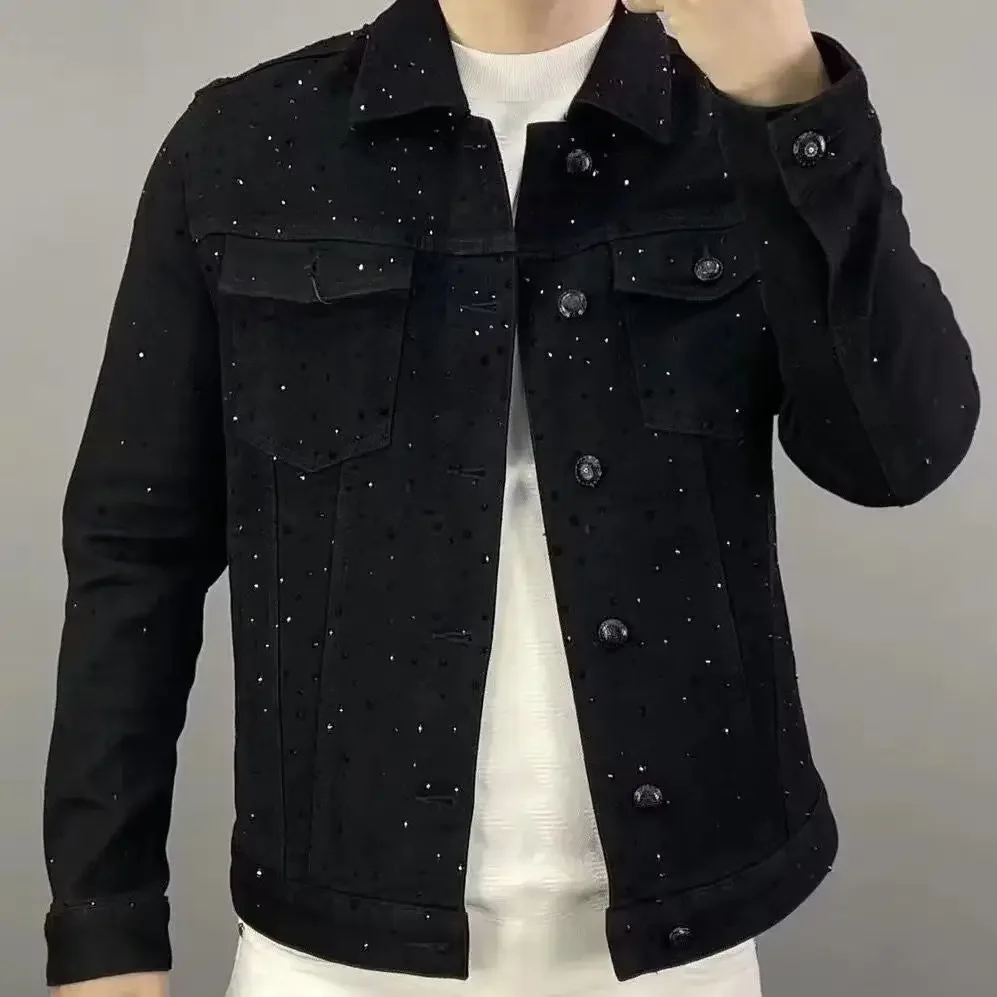 Jeans Coat for Men Button Casu - đánh giá và giá Men'S Shoes With Jeans