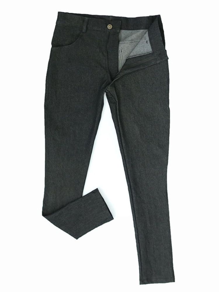 M-3XL Mens Elastic Denim Jeans - đánh giá và giá Men'S Shoes With Jeans