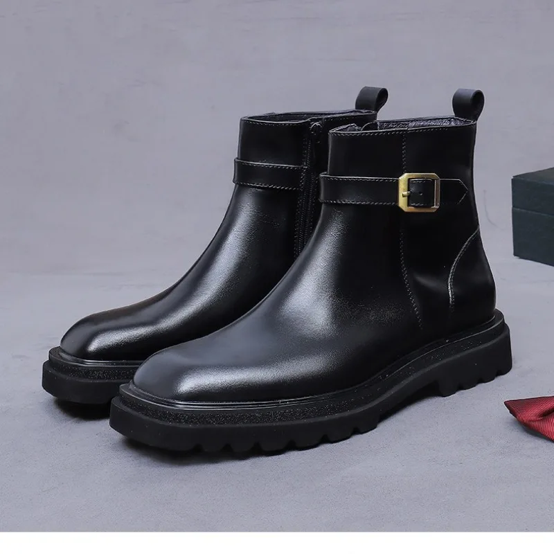 Retro Mens Ankle Oxford Boots  - đánh giá và giá Men Shoes Oxford