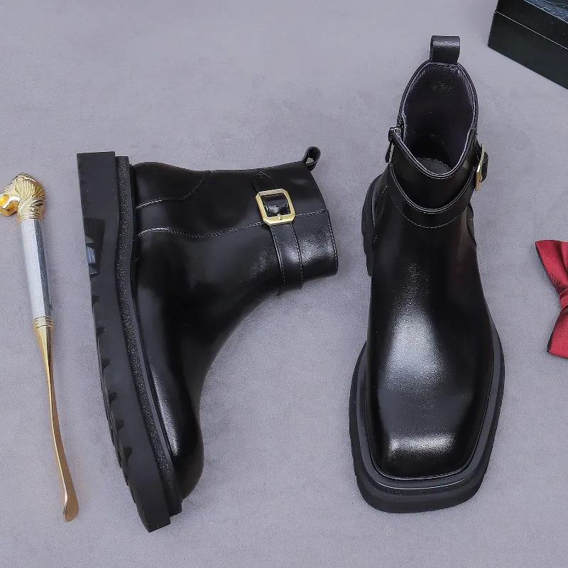Retro Mens Ankle Oxford Boots  - đánh giá và giá Men Shoes Oxford