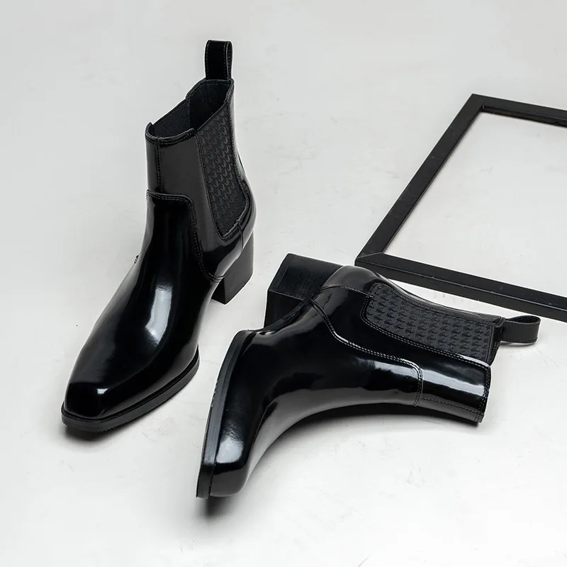 Luxury Patent Leather Mens Ank - đánh giá và giá Men Shoes For Wedding