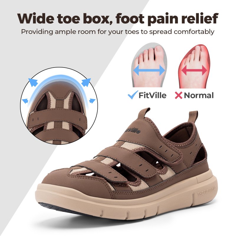 Summer Men'S Sandals Widened D - đánh giá và giá Men'S Shoes For Plantar Fasciitis